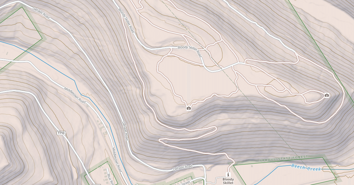 Map preview of Bloody Skillet ATV Trail