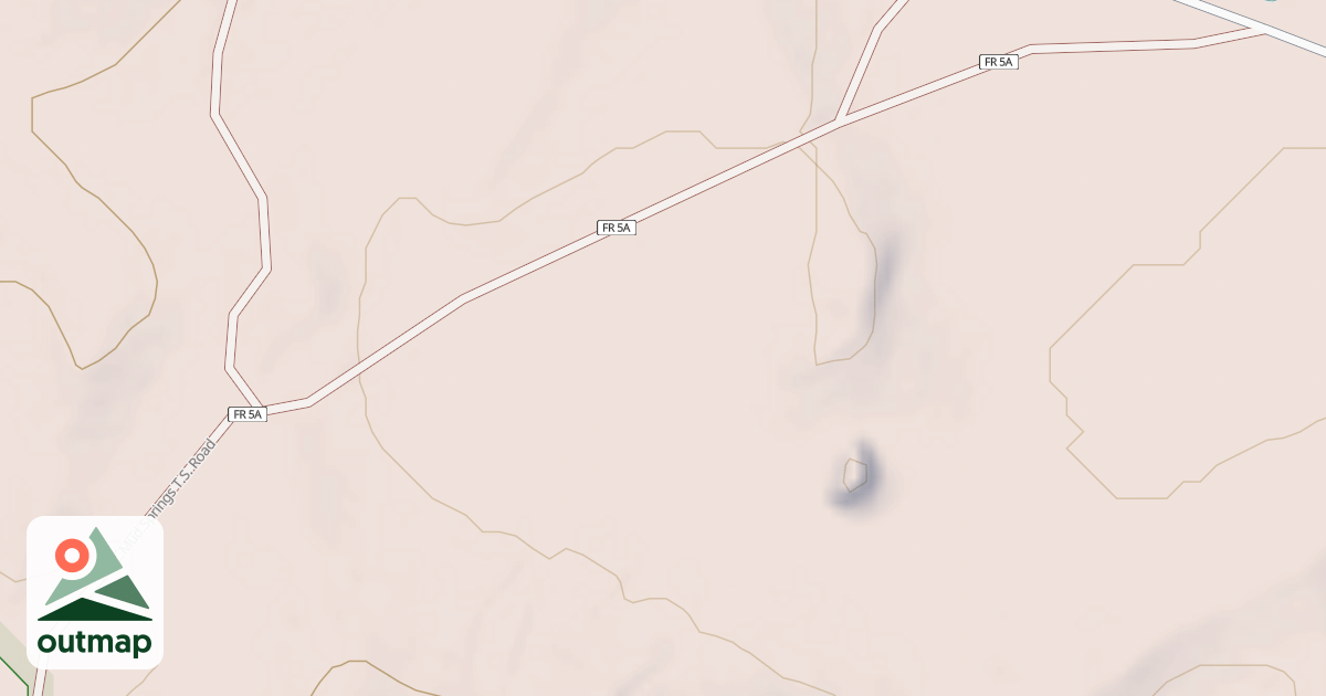 Map of MUD SPRINGS T.S.