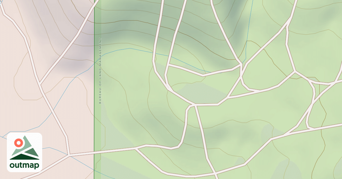 Map of BLM National GTLF Public Motorized Roads 1cb7b99f-ff3f-44b4-9313-69d2ae072b45