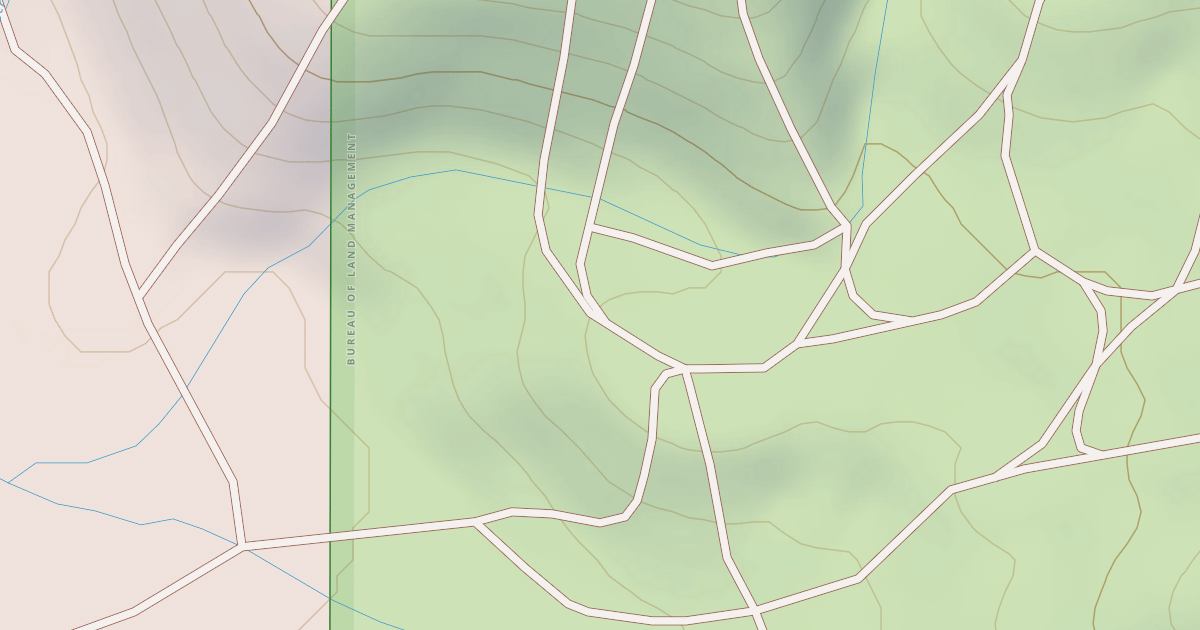 Map preview of BLM National GTLF Public Motorized Roads 1cb7b99f-ff3f-44b4-9313-69d2ae072b45