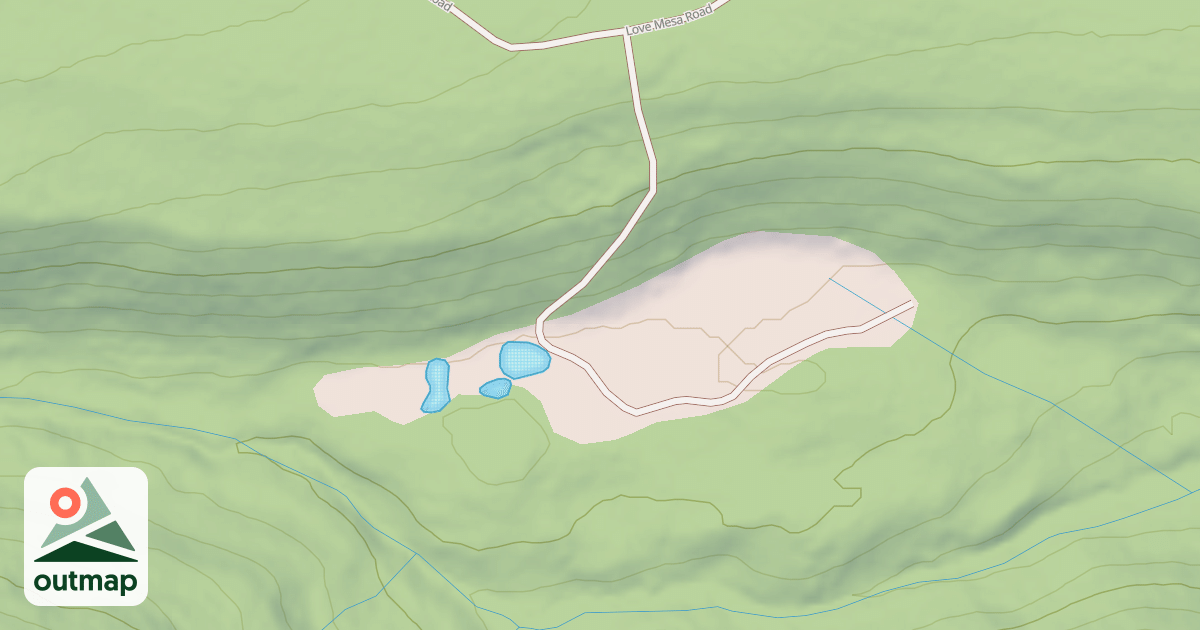 Map of Bear Pen Gulch