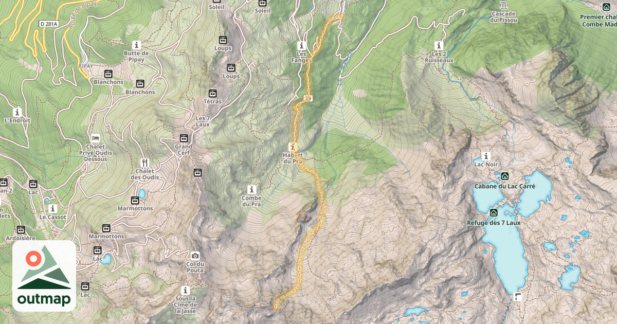Map of Col du Vouteret — Le Pleynet