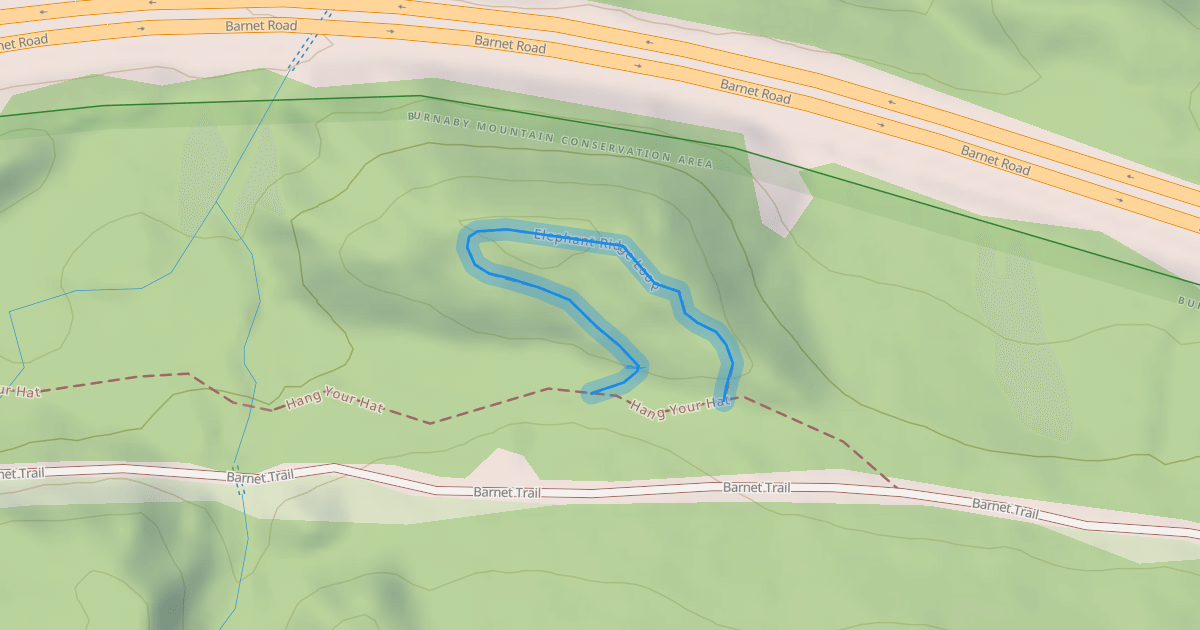 Map preview of Elephant Ridge Loop