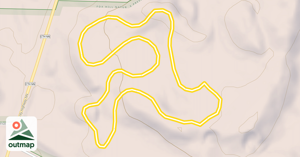 Map of West Woods Loop