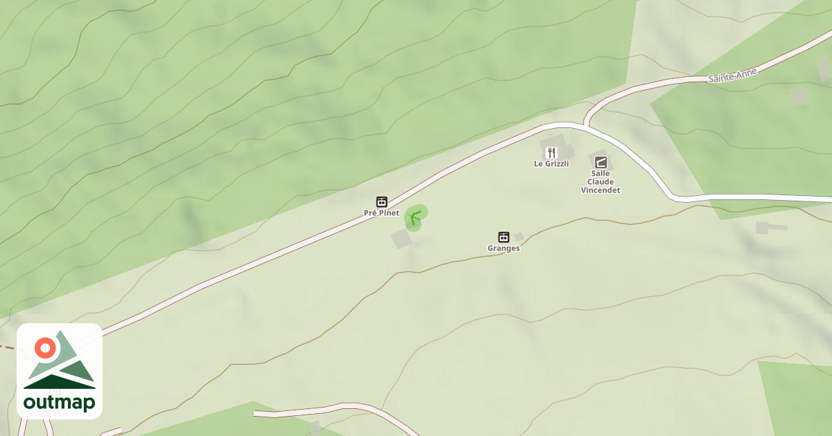 Map of Blanchons