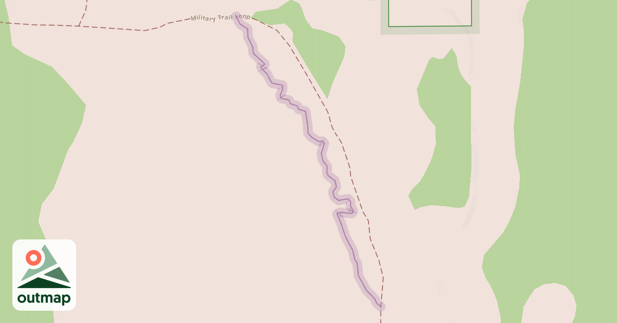 Map of Military Trail Loop