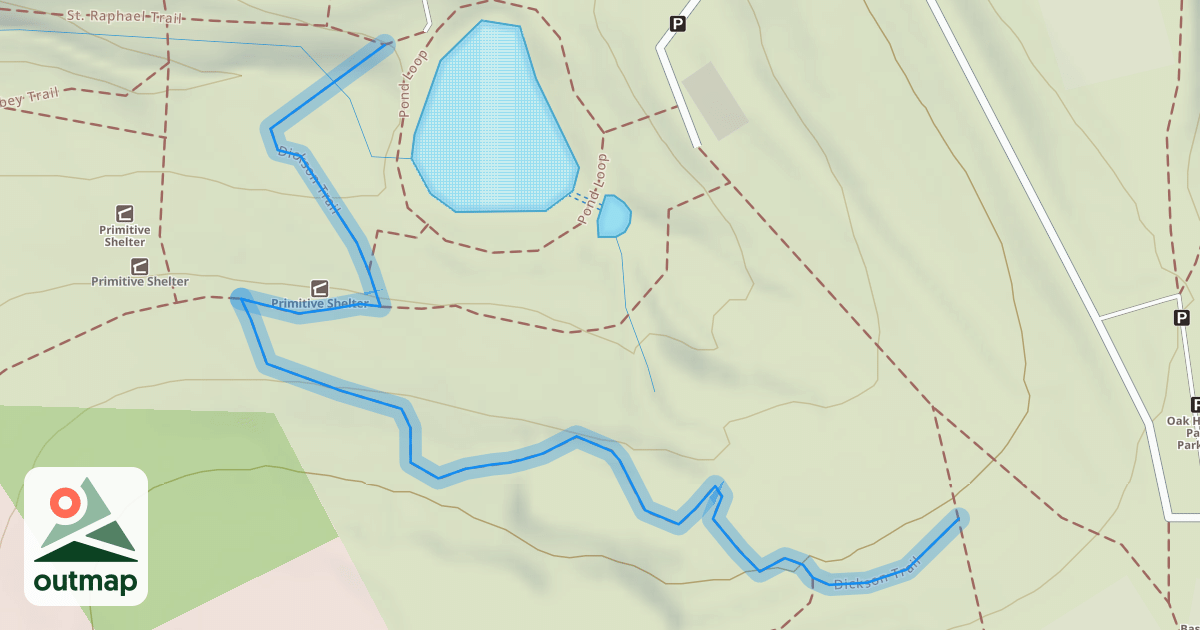 Map of Dickson Trail