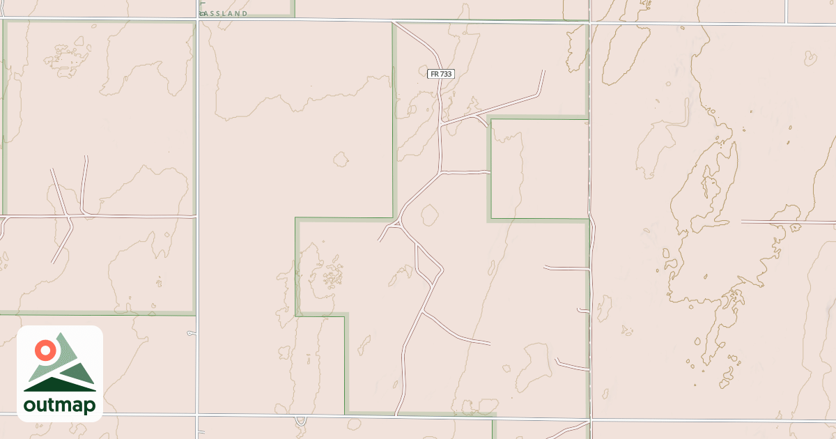 Map of COUNTY LINE