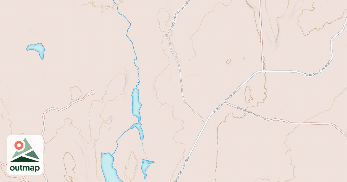 Map of Drummond Island Trail