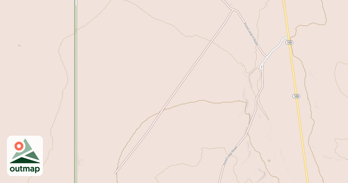Map of POND LOOP AA