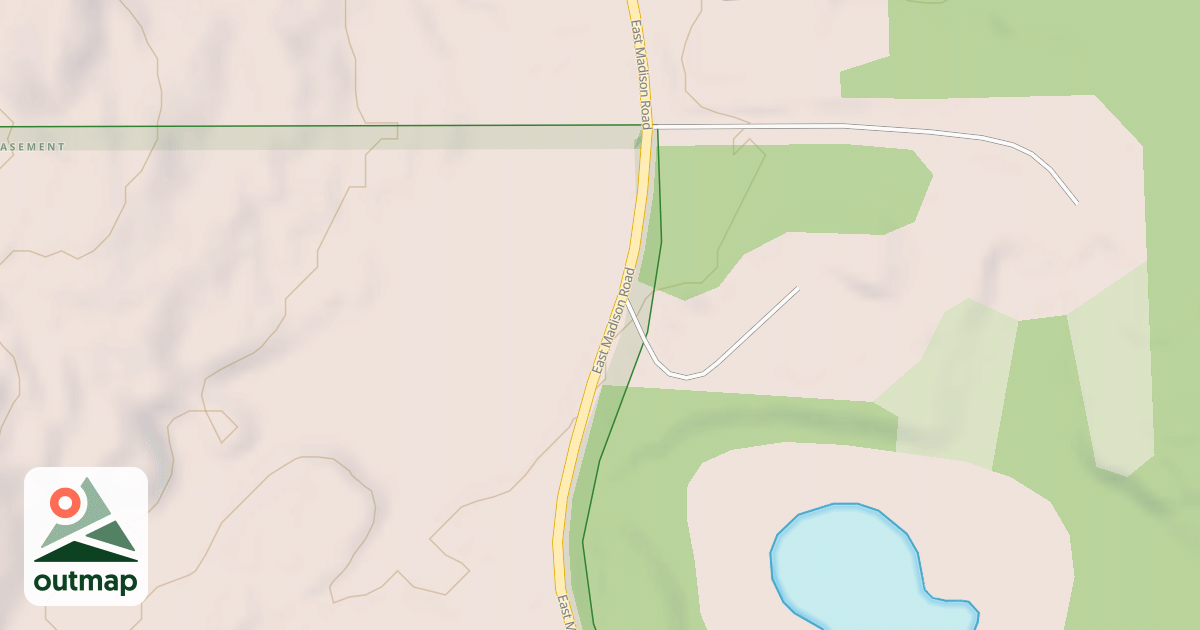 Map of East Madison Rd