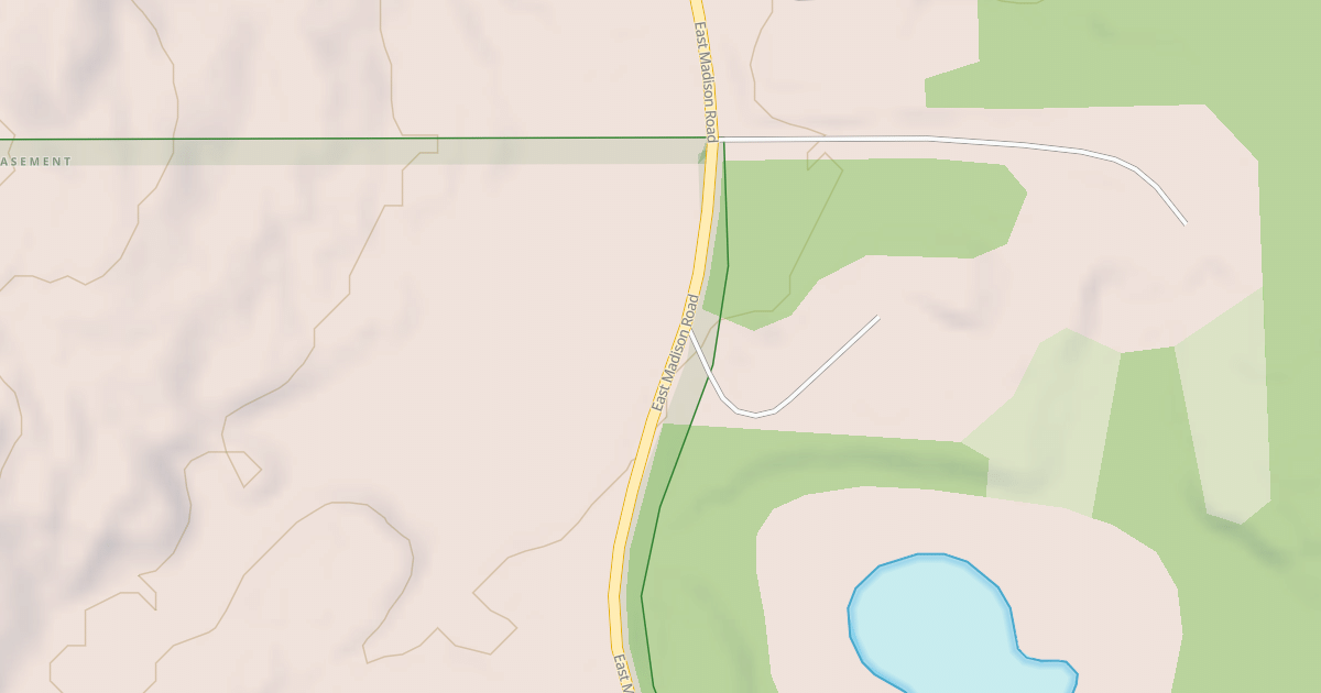 Map preview of East Madison Rd