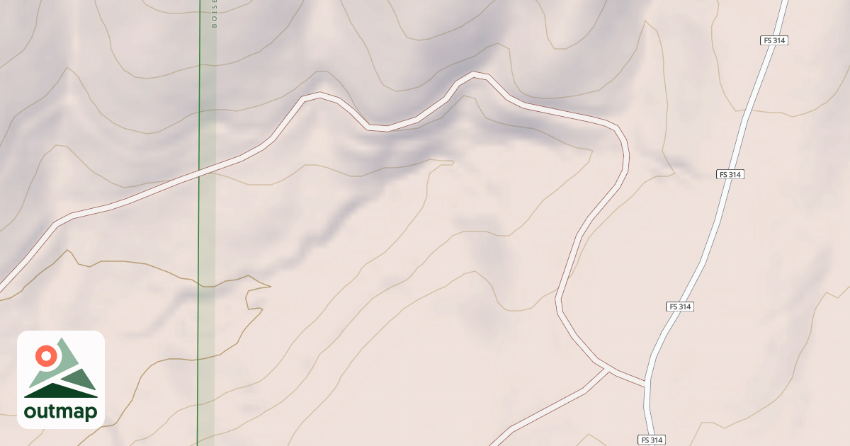 Map of BEAR RUN - ELDORADO GULCH