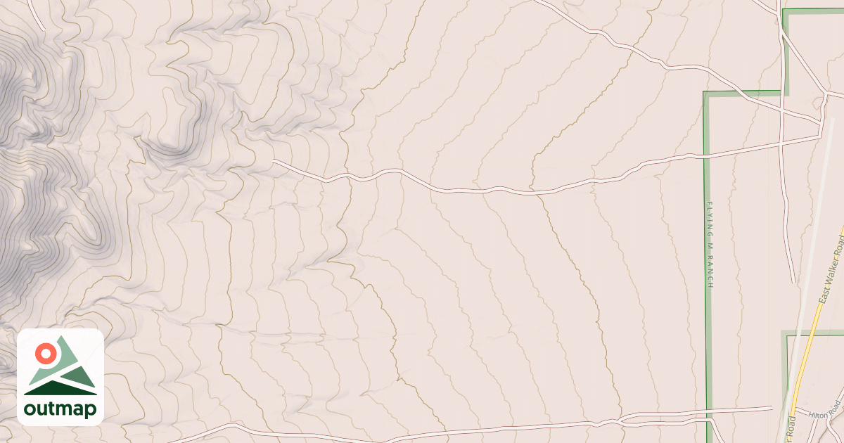 Map of HALSEY CANYON ROAD