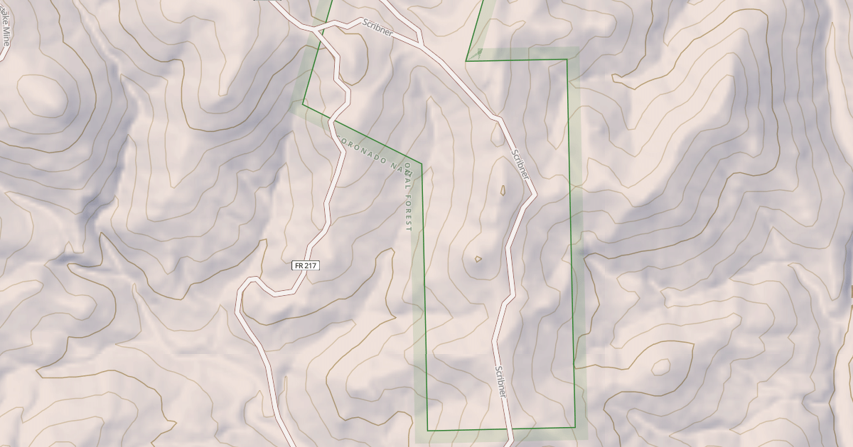 Map preview of SCRIBNER