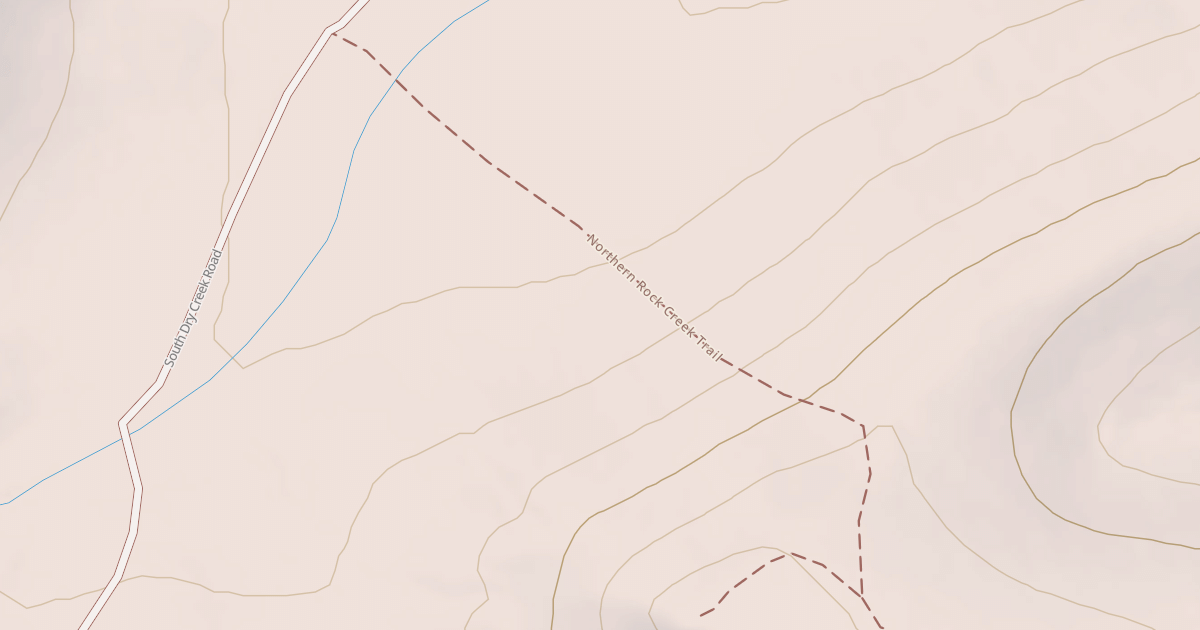 Map preview of Northern Rock Creek