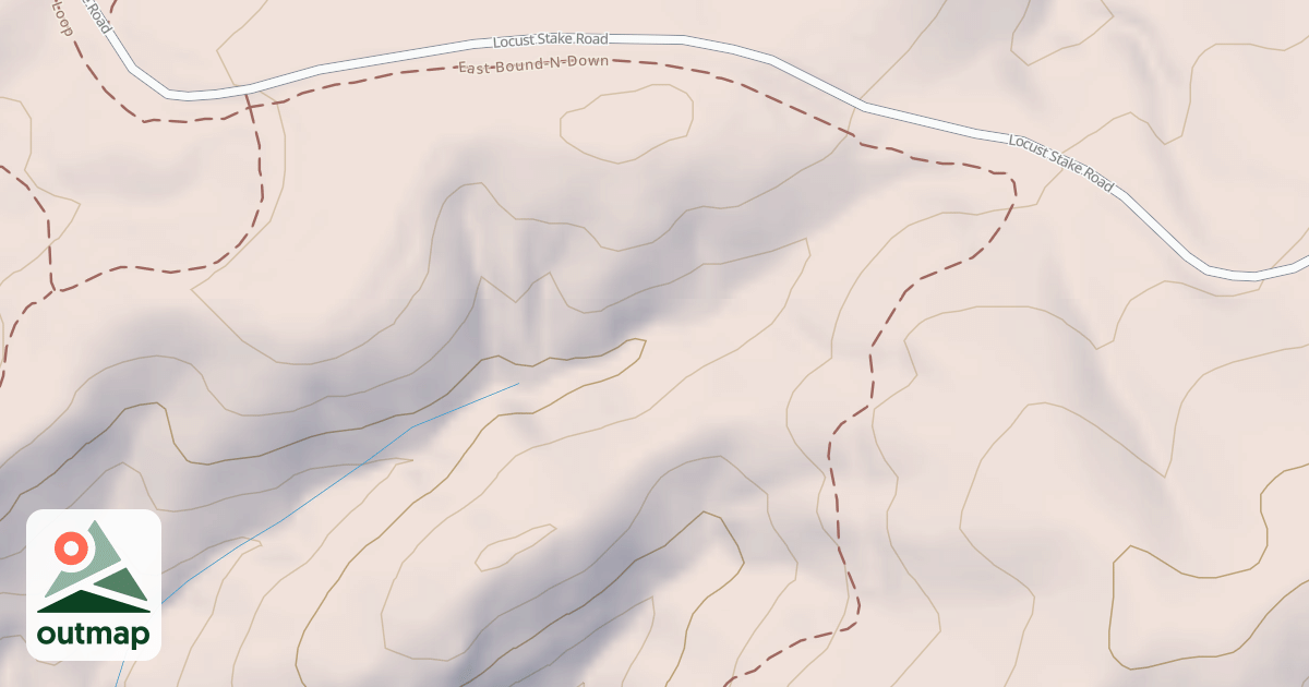 Map of East Bound-N-Down
