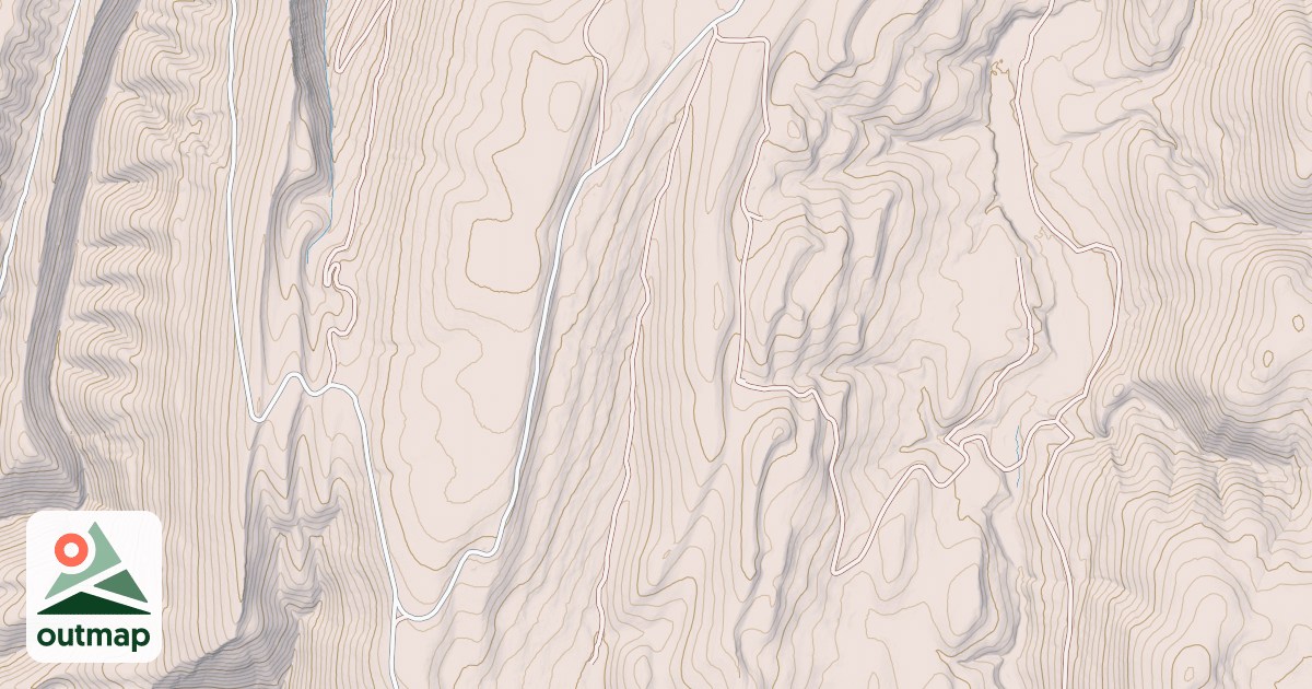 Map of LITTLE PARK CREEK