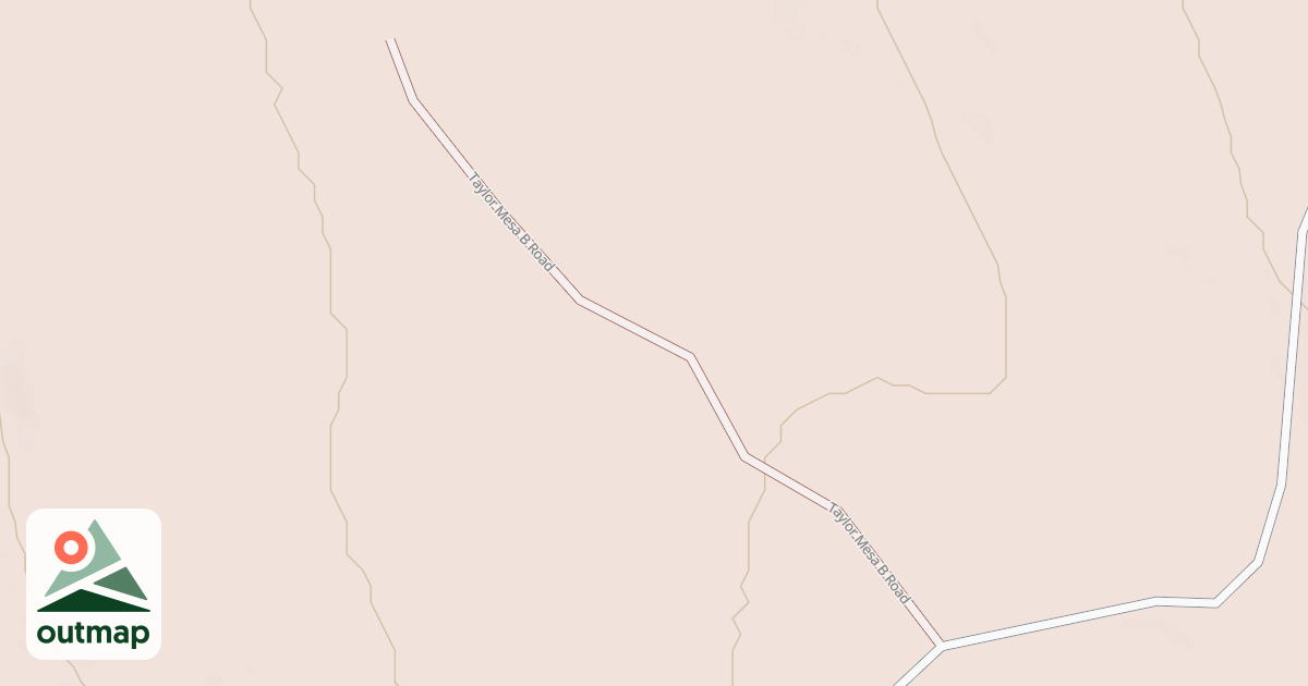 Map of TAYLOR MESA B
