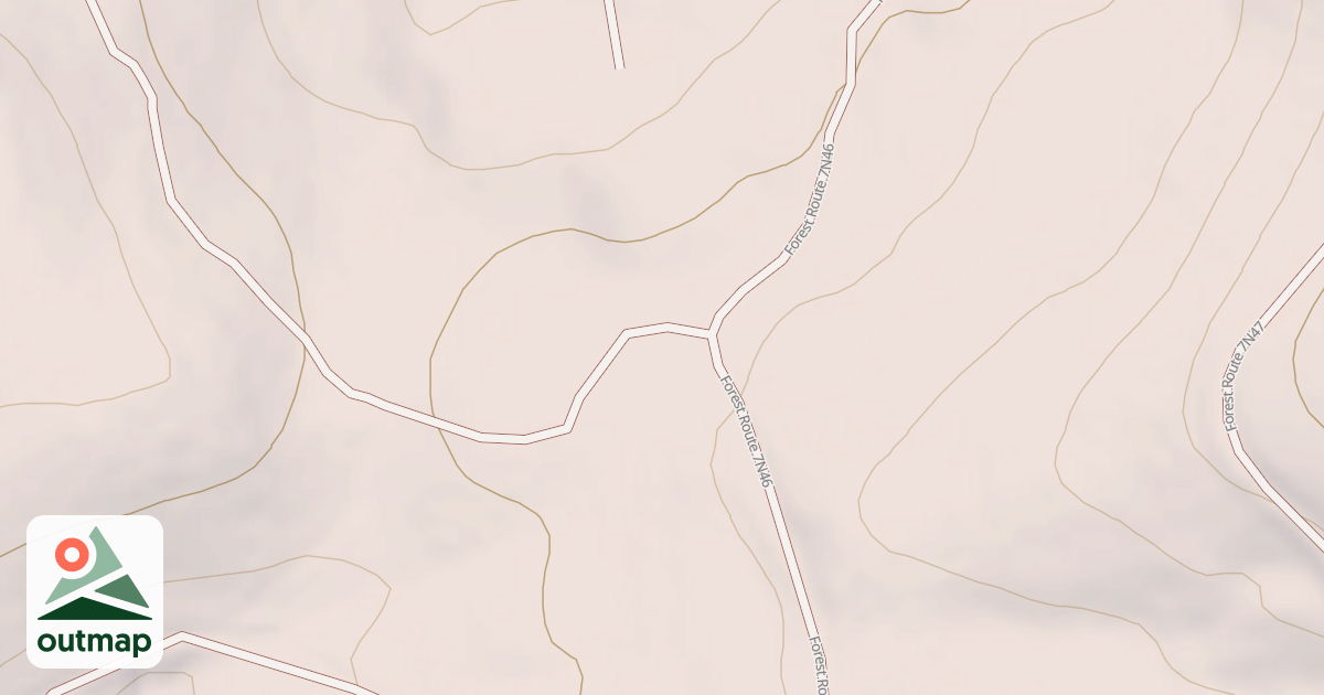 Map of USFS Motor Vehicle Use Map Roads {1A21102C-B11F-4AD6-BBE8-F7761AC91D0A}