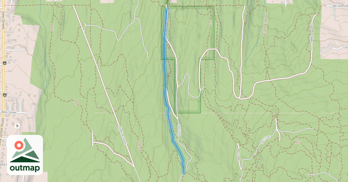 Map of Ridge Trail