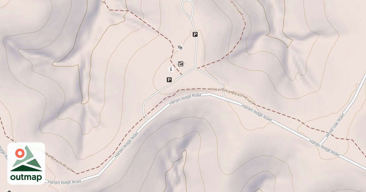 Map of TWIN OAKS