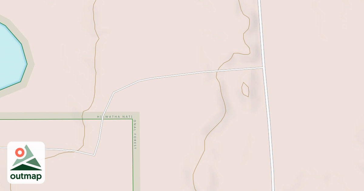 Map of BAY DE NOC SPUR A