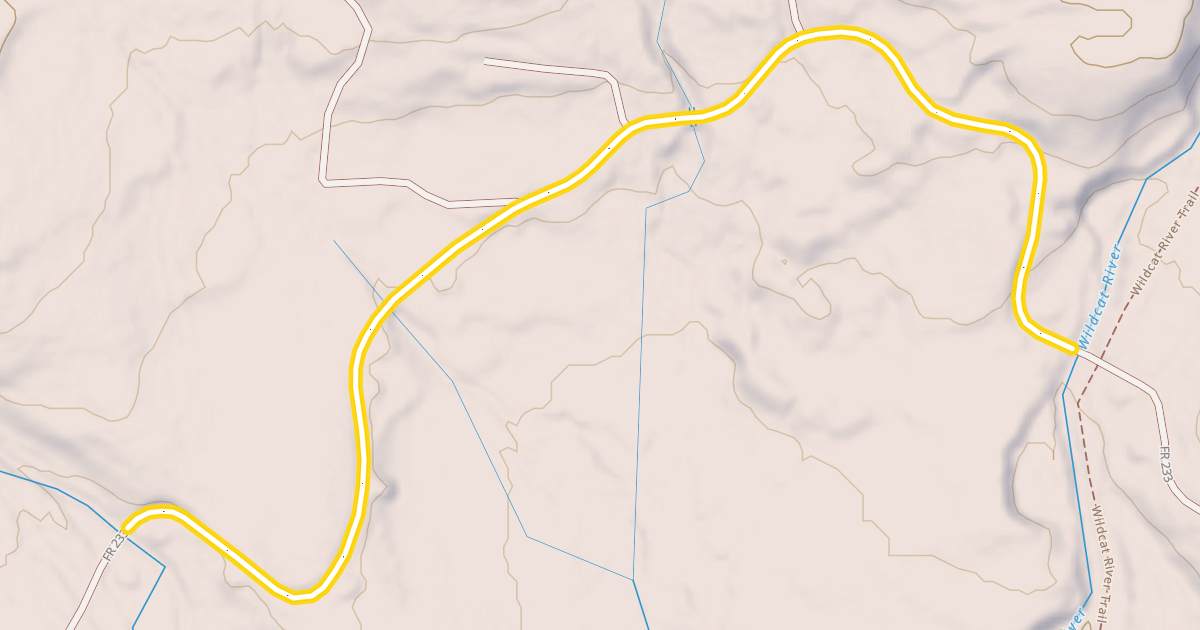 Map preview of FR 233