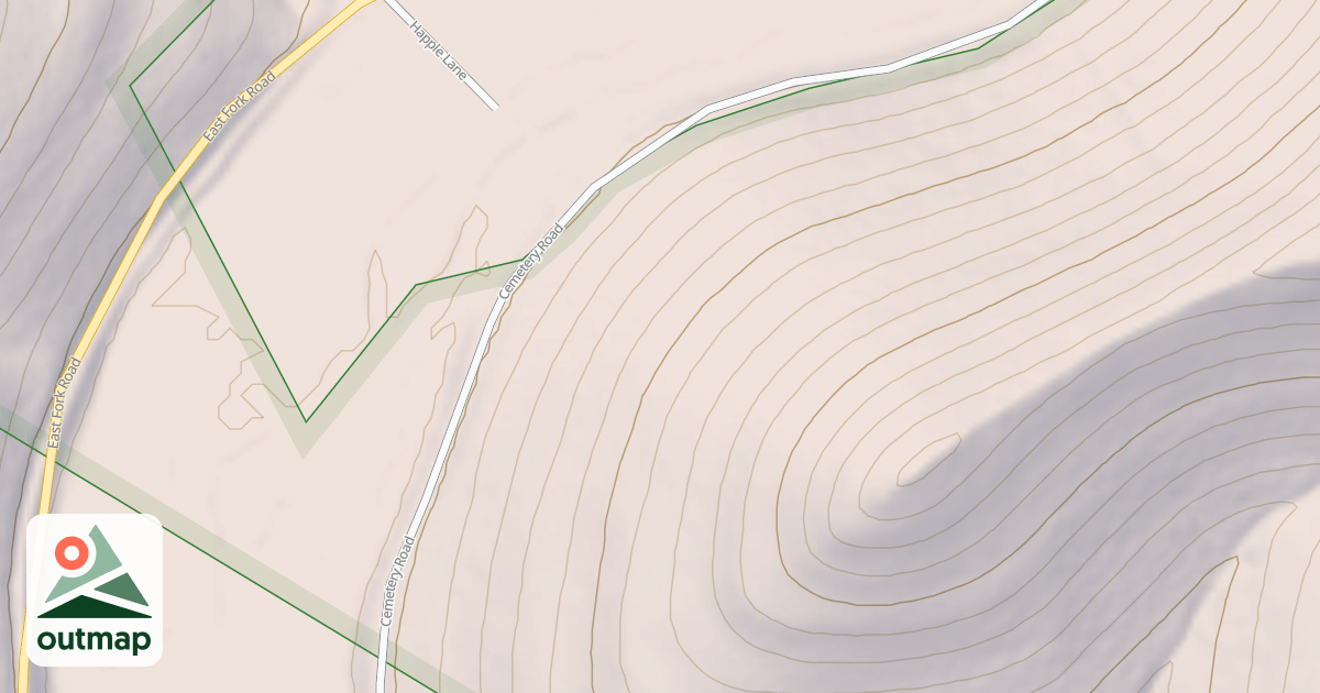 Map of Susquehannock State Forest Snowmobile Trails