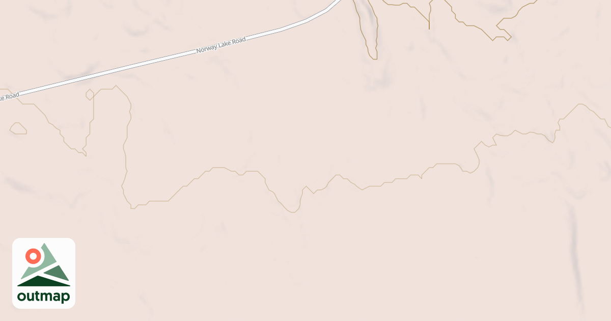 Map of USFS Motor Vehicle Use Map Trails 22319