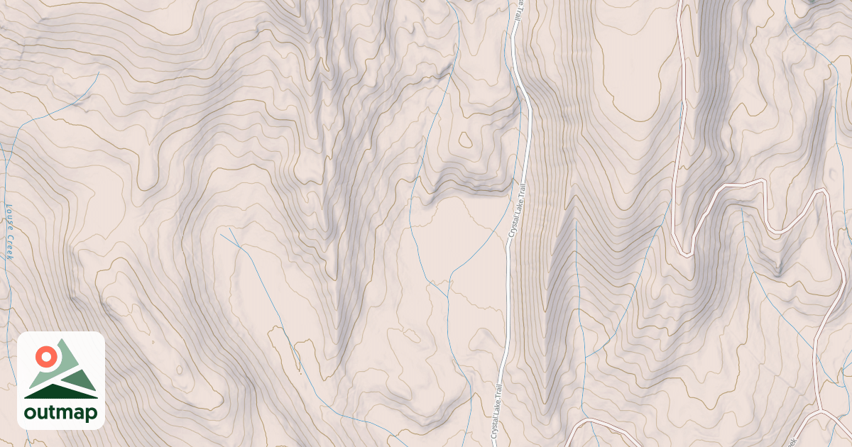 Map of BENNER SPRINGS SPUR