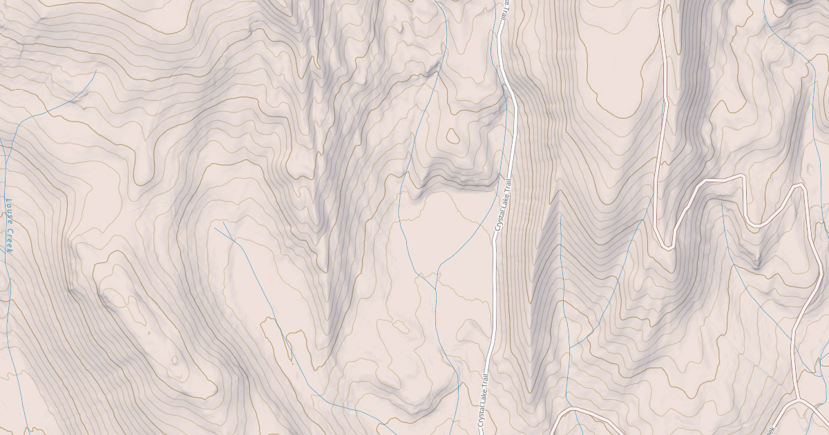 Map preview of BENNER SPRINGS SPUR