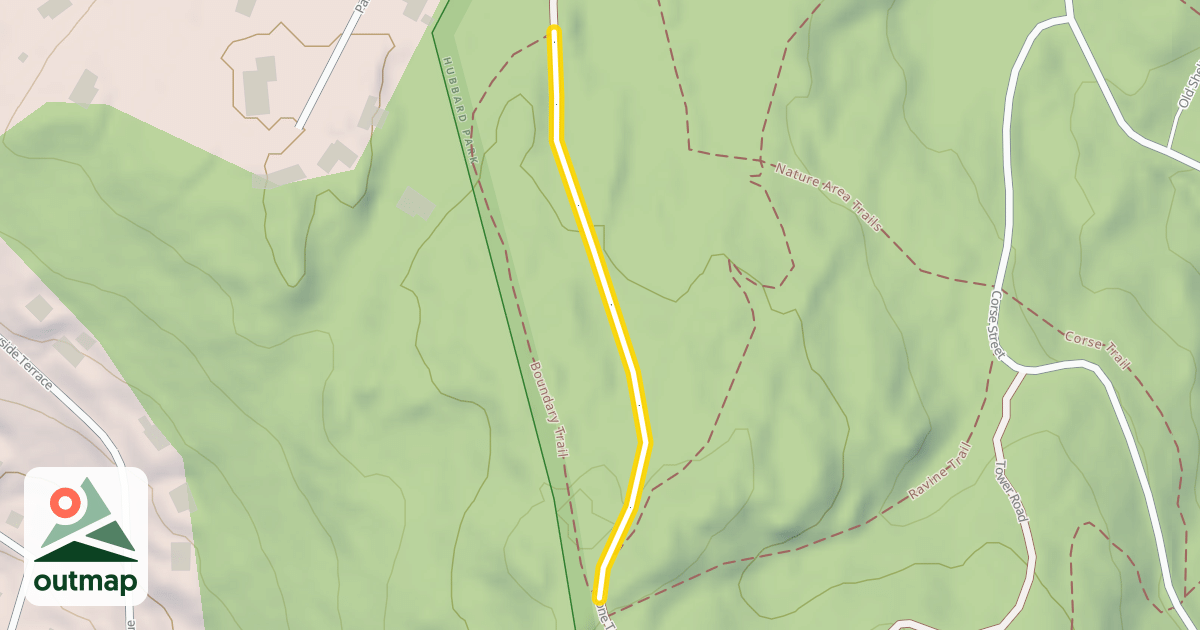 Map of Stone Tower Path