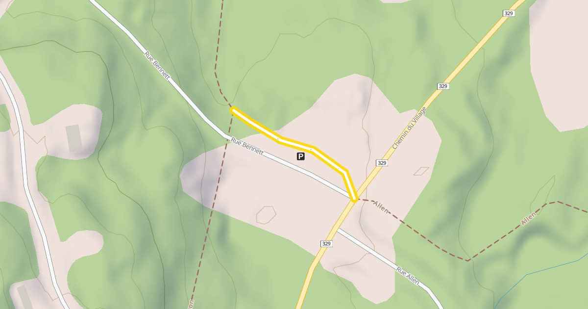 Map preview of Allen