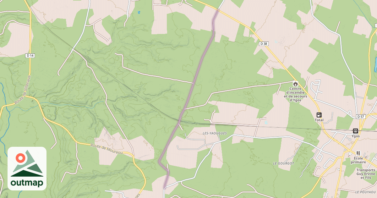 Map of Route de Languech