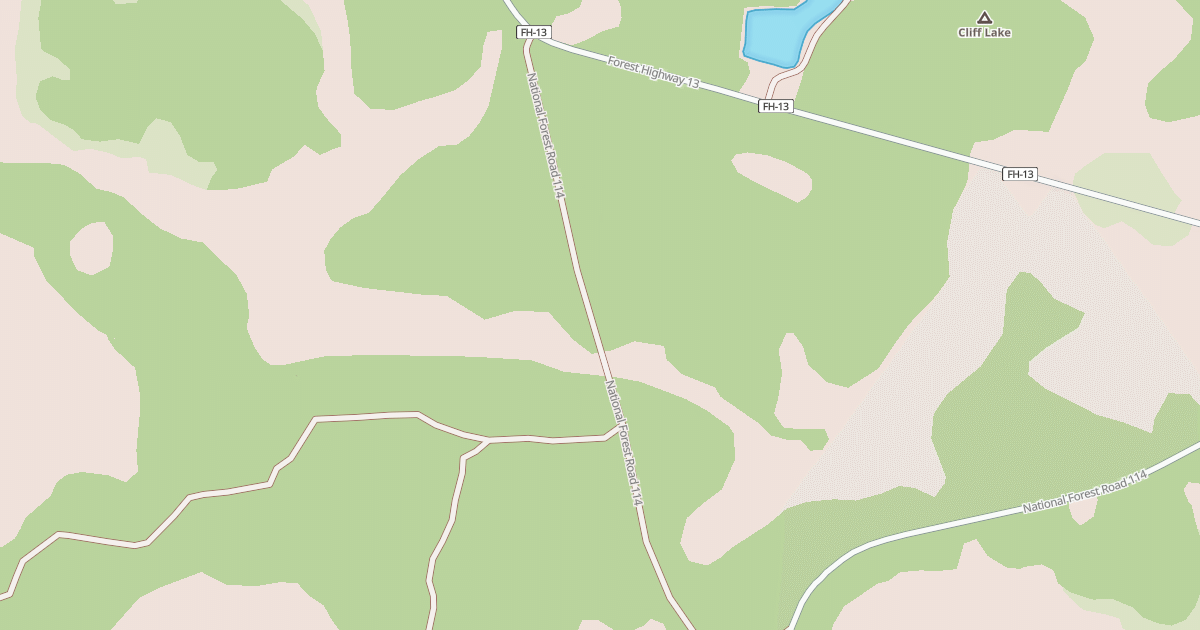 Map preview of USFS National Forest System Roads {5B76DC10-413F-49FE-A3F0-C629BB5C00EC}