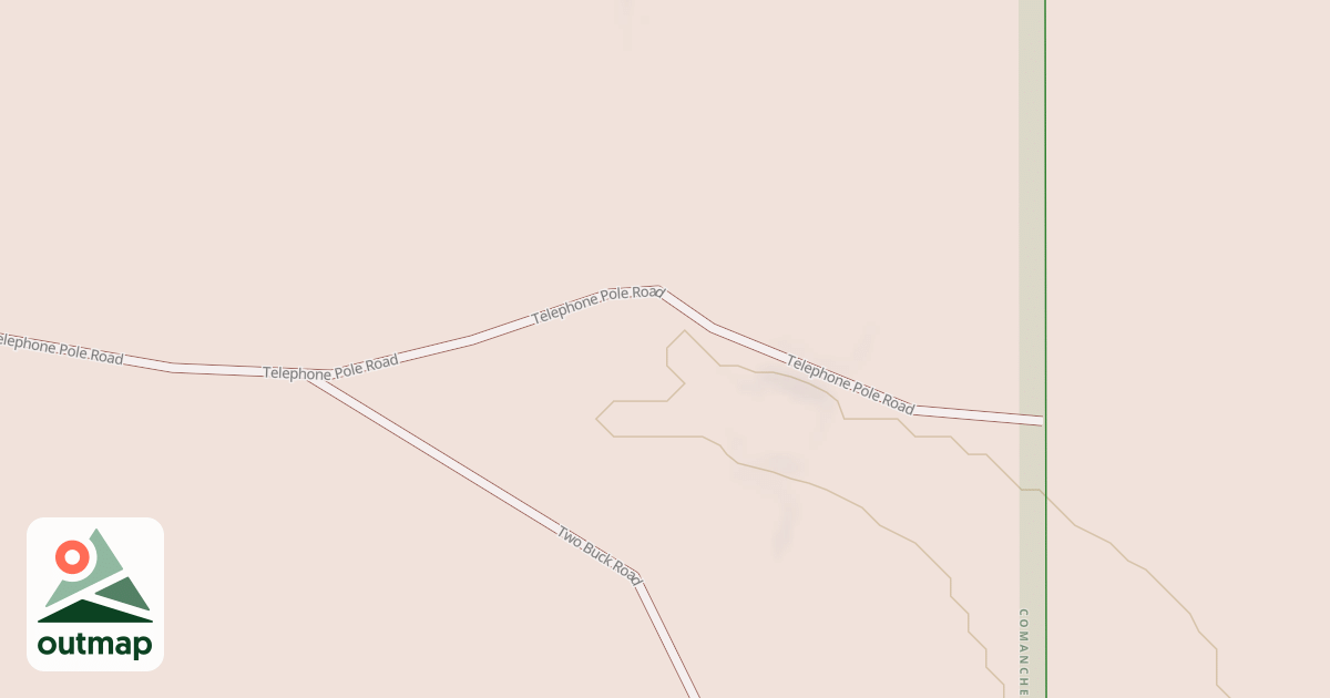 Map of TELEPHONE POLE B