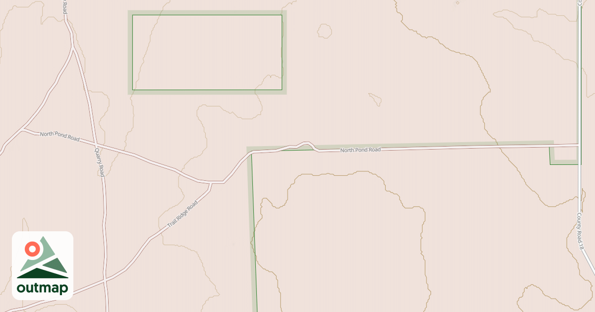 Map of NORTH POND