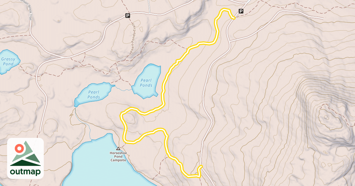 Map of Indian Mountain Circuit