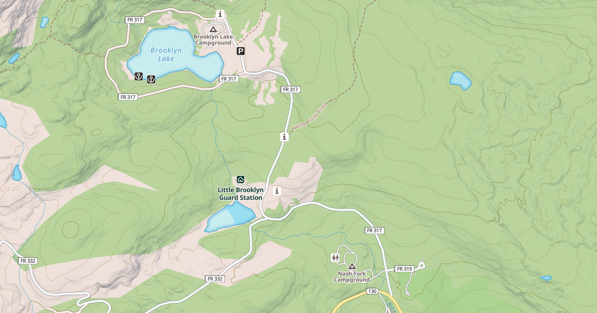 Map preview of BROOKLYN LAKE RD.