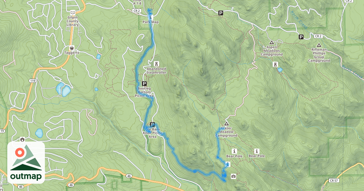 Map of Mule Deer Trail