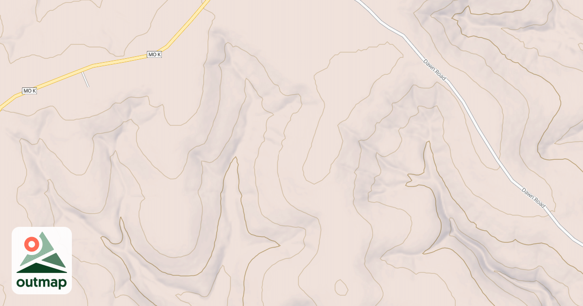 Map of SIMPSON RIDGE