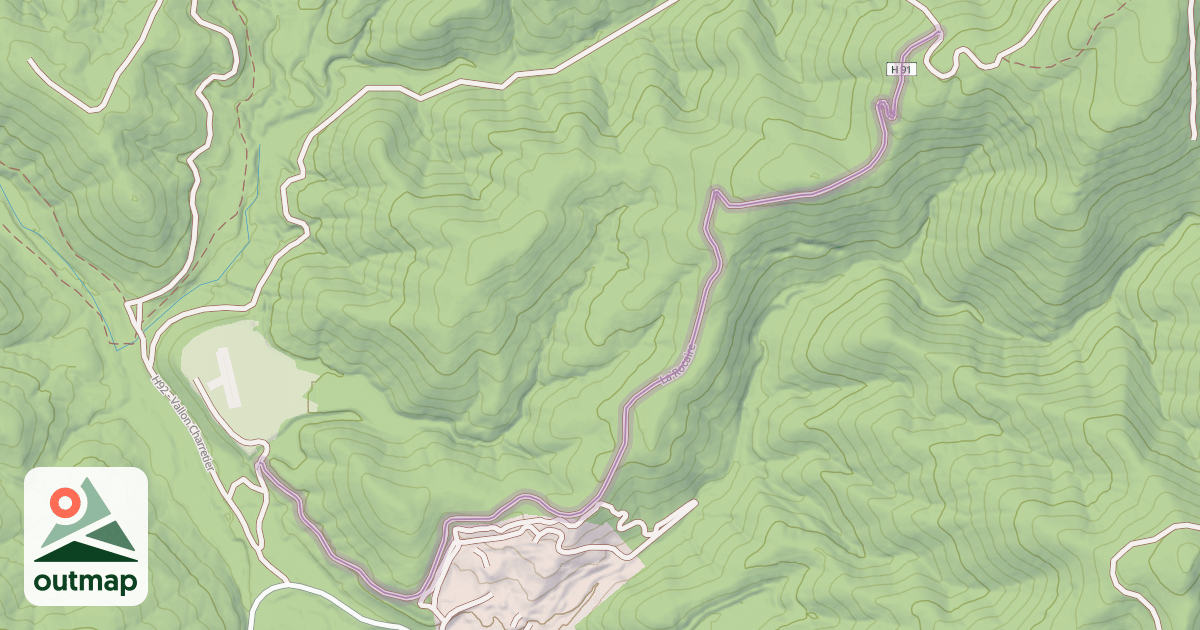 Map of La Rocaire