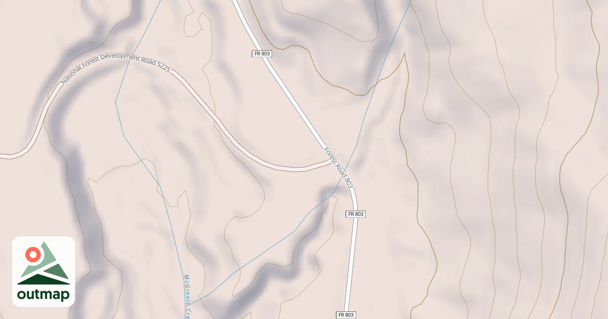 Map of DEPUY CREEK CONNECTOR