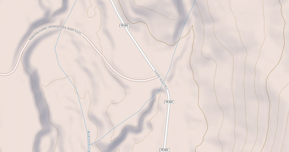 Map preview of DEPUY CREEK CONNECTOR