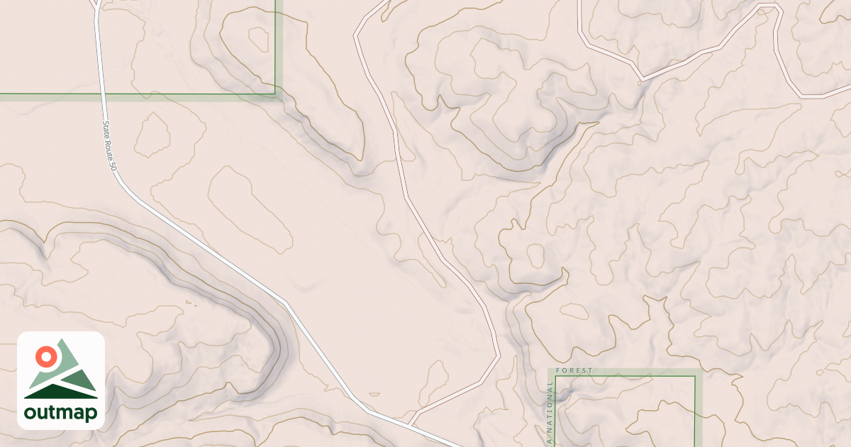 Map of USFS National Forest System Roads {4357118E-994B-4316-A3C3-213BDD832357}