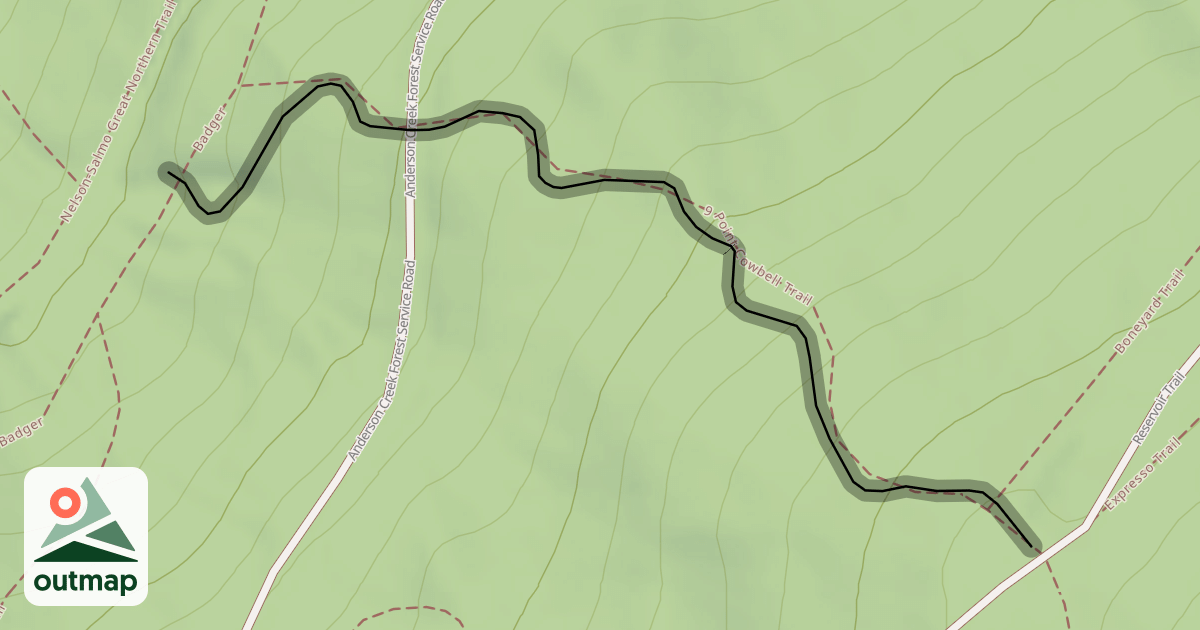 Map of 9 Point Cowbell