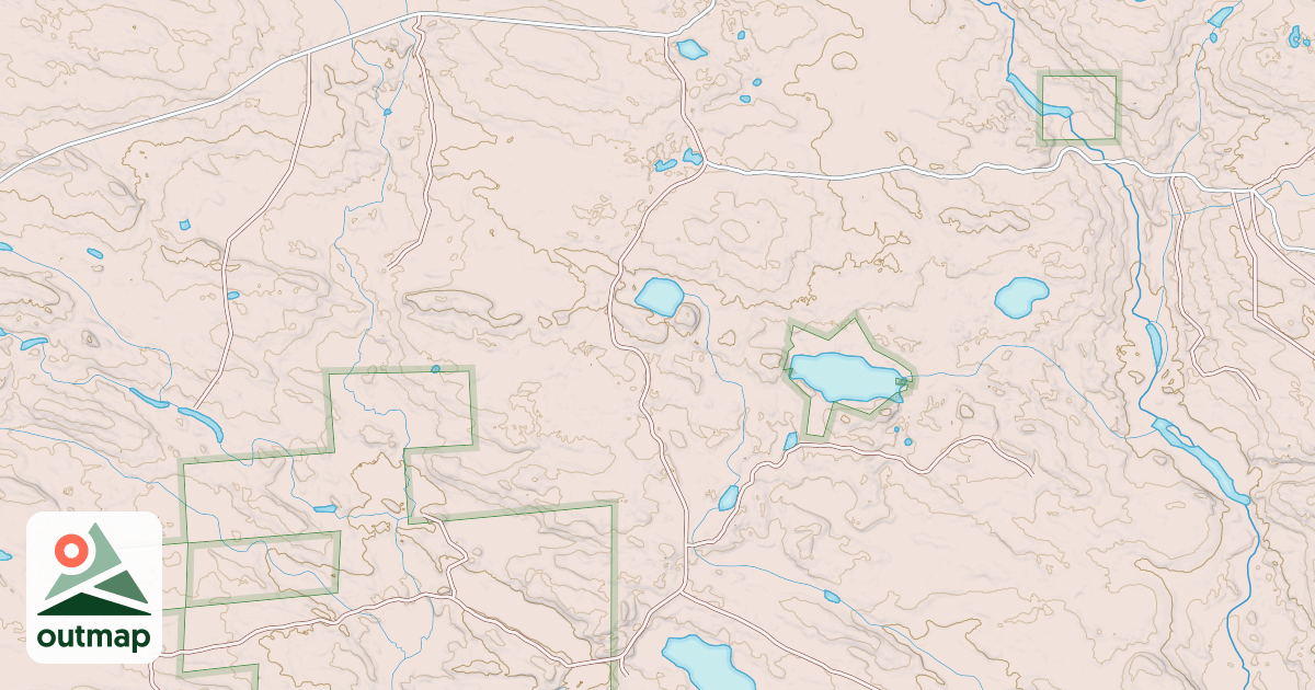 Map of BRULE RIVER