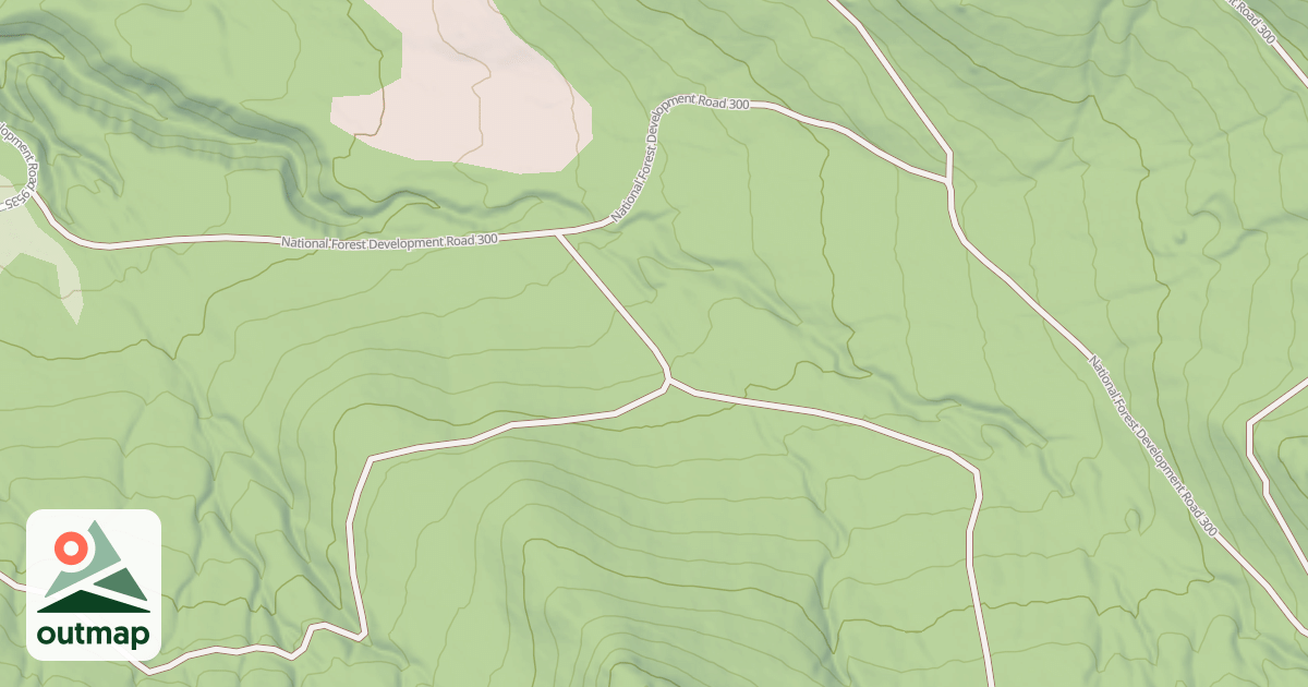 Map of TWELVE MILE