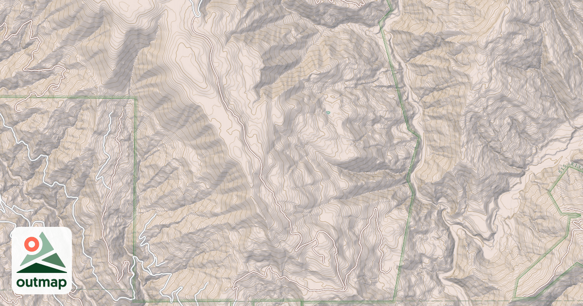 Map of SOUTH RED MTN